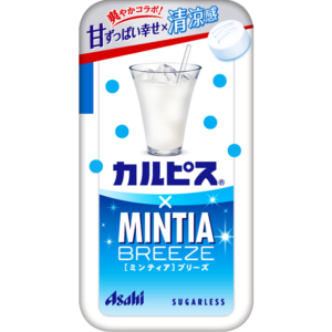 Calpis x MINTIA BREEZE case with freeze-dried Calpis powder