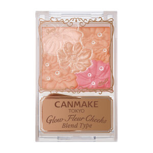 캔메이크 Glow Fleur Cheeks (Blend Type) 컬러 B01 Cotton Coral, 여러 컬러가 든 블러셔 팔레트