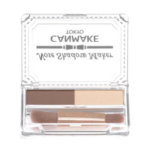 브러시가 포함된 노즈 컨투어·하이라이터 팔레트인 캔메이크 Nose Shadow Maker 01 Greige Yellow