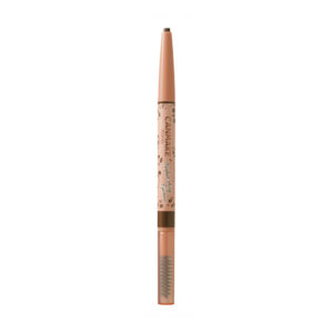 CANMAKE Perfect Airy Eyebrow in shade 01 Bitter Brown, an eyebrow pencil with a spoolie brush