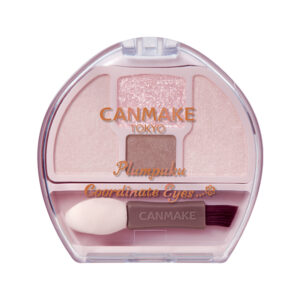 CANMAKE Plumpuku Coordinate Eyes Neo under-eye palette with applicator and brush