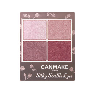 CANMAKE Silky Souffle Eyes in shade 06 Topaz Pink, a four-shade eyeshadow palette