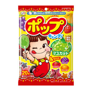 Sachet de Pop Candy de Fujiya, sucettes aux fruits