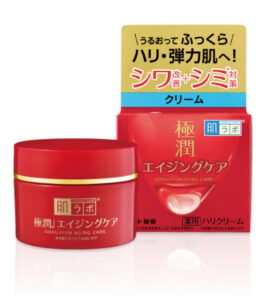 Hada Labo Gokujyun Medicated Hari Cream in a 50 g jar