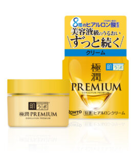 Hada Labo Gokujyun Premium Hyaluronic Cream in a 50 g jar