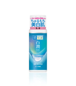 Hada Labo Shirojyun Medicated Whitening Milk in a 140 mL bottle