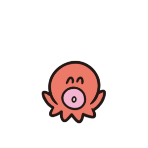 Sayuri, the octopus friend who appears alongside Hangyodon