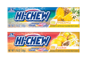 Hi-Chew banana and lilikoi passion fruit pack sold only at ABC Stores in Hawaii