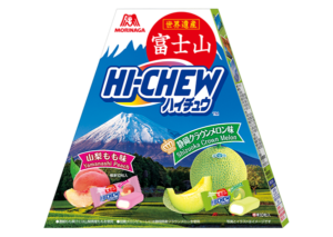 Hi-Chew Mt. Fuji assorted pack with Yamanashi peach and Shizuoka Crown melon flavours