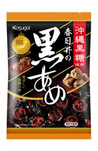 Sachet de Kuro Ame de Kasugai, bonbons au sucre brun d'Okinawa