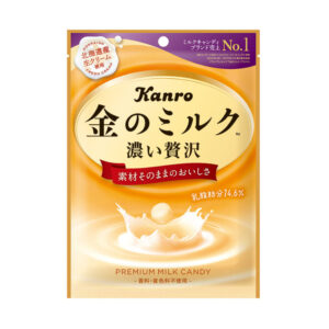 Sachet de Kin no Milk de Kanro, bonbons au lait haut de gamme