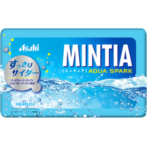 MINTIA Aqua Spark tablet case with a clear cider flavour
