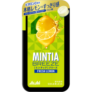 MINTIA BREEZE Fresh Lemon case with freeze-dried juice powder