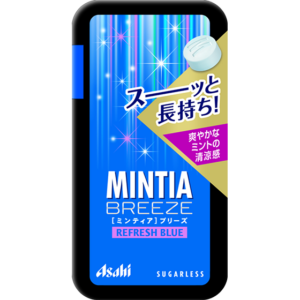 MINTIA BREEZE Refresh Blue case with long-lasting mint