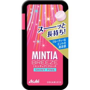 MINTIA BREEZE Shiny Pink case with long-lasting mint