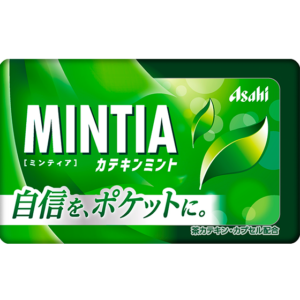 MINTIA Catechin Mint tablet case with green tea catechin capsules