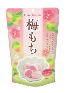 Stand-up pouch of Japanese ume plum mochi