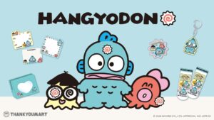 Thank You Mart Hangyodon range of pouches, hair clips and stationery
