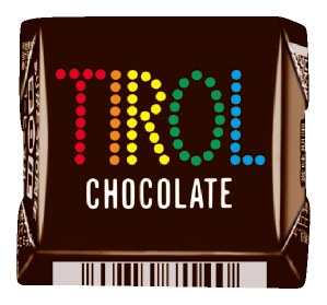 Tirol Choco Coffee Nougat, petit chocolat carré