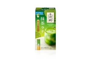 Japanese Uji matcha latte powder in single-serve sticks