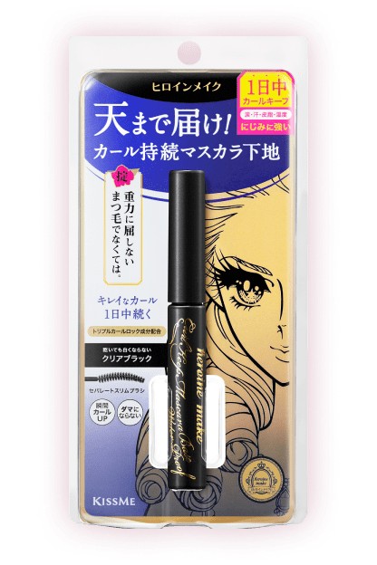 히로인메이크 Curl Keep Mascara Base WP 01 Clear Black
