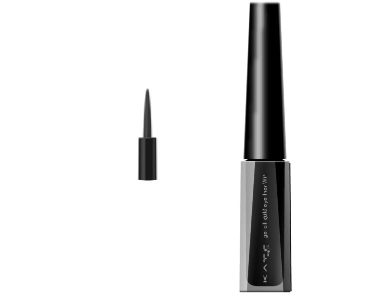 KATE Conc Gel Eyeliner WP liquid eyeliner with a dip-pen brush