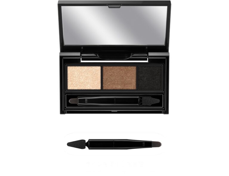 KATE Manga Genic Liner three-colour powder eyeliner palette with mirror and applicator