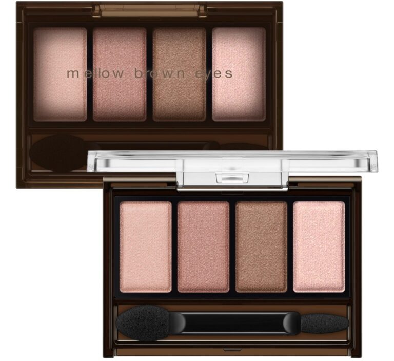 팁이 포함된 케이트 Mellow Brown Eyes 4색 브라운 아이섀도 팔레트