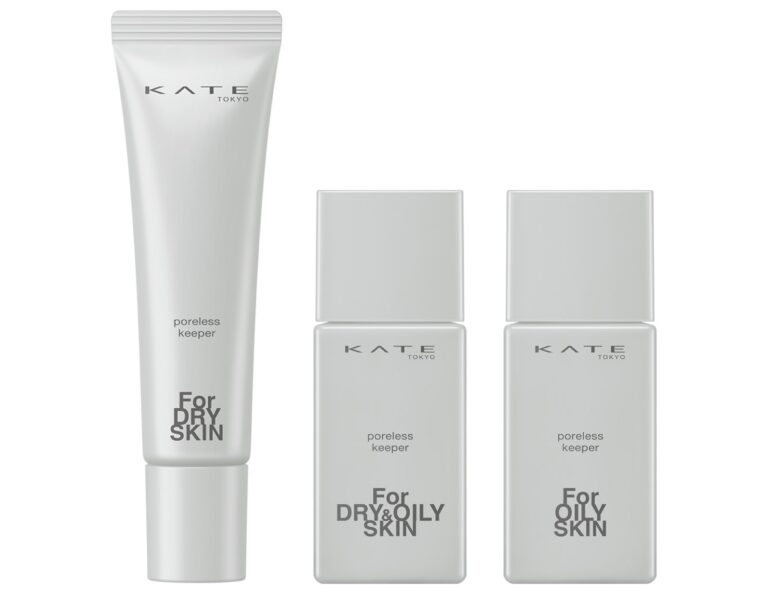 KATE Poreless Keeper primers For Dry Skin, For Dry & Oily Skin and For Oily Skin