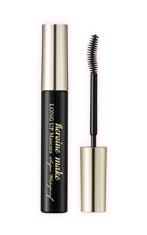 Kiss Me Heroine Make Long UP Mascara Super WP N tube with its separating curved brush