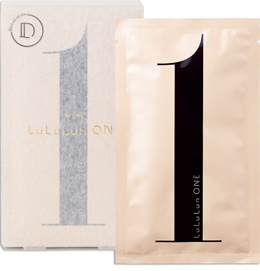 LuLuLun ONE serum mask box and pouch (ルルルン ONE)