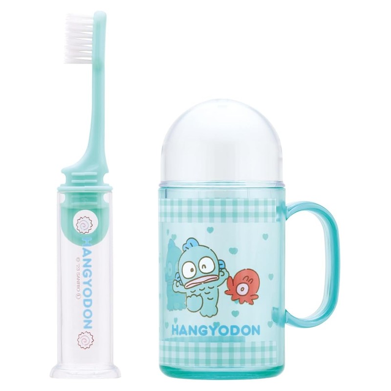 Skater Travel Toothbrush Set, Hangyodon