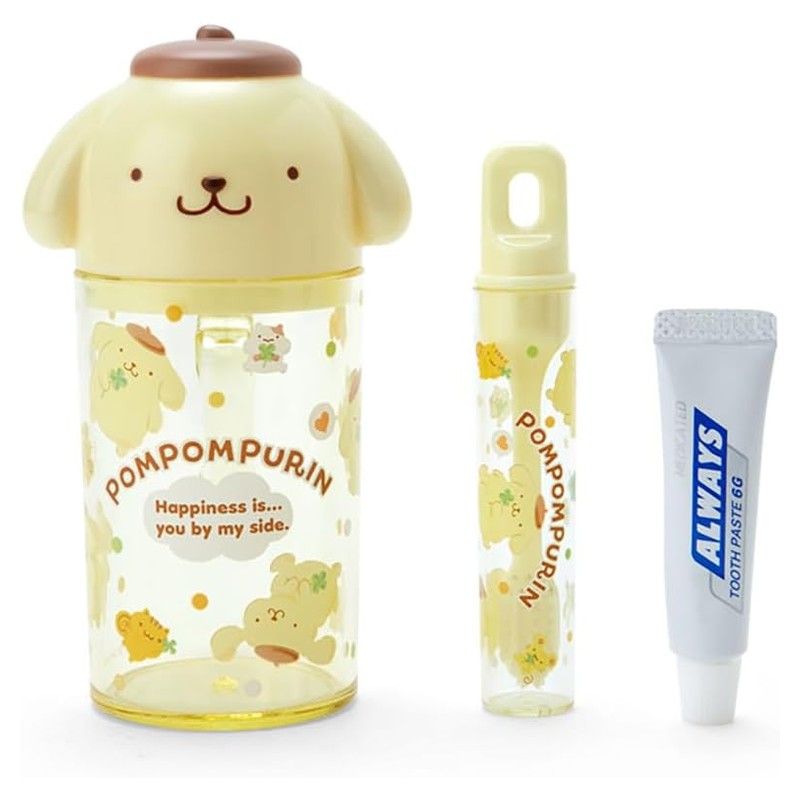 Sanrio Toothbrush & Cup Set, Pompompurin