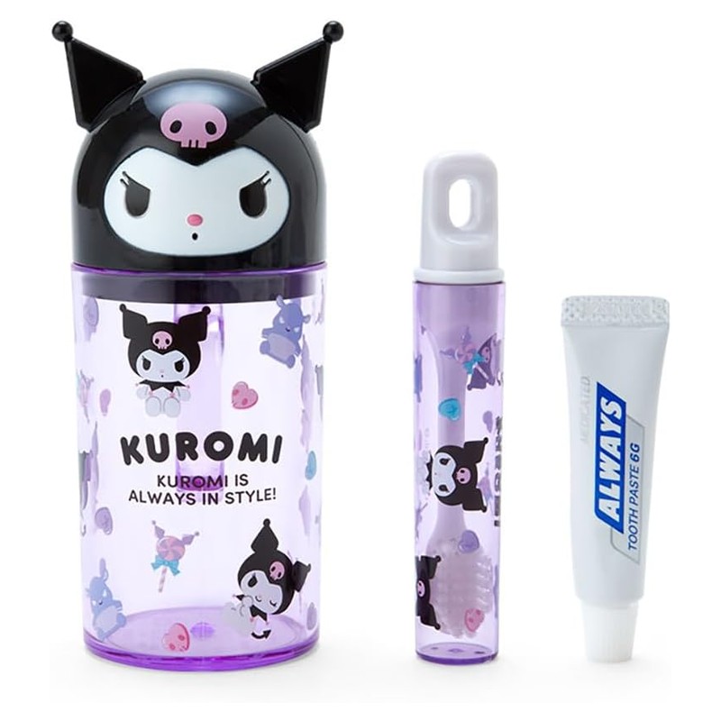Sanrio Toothbrush & Cup Set, Kuromi