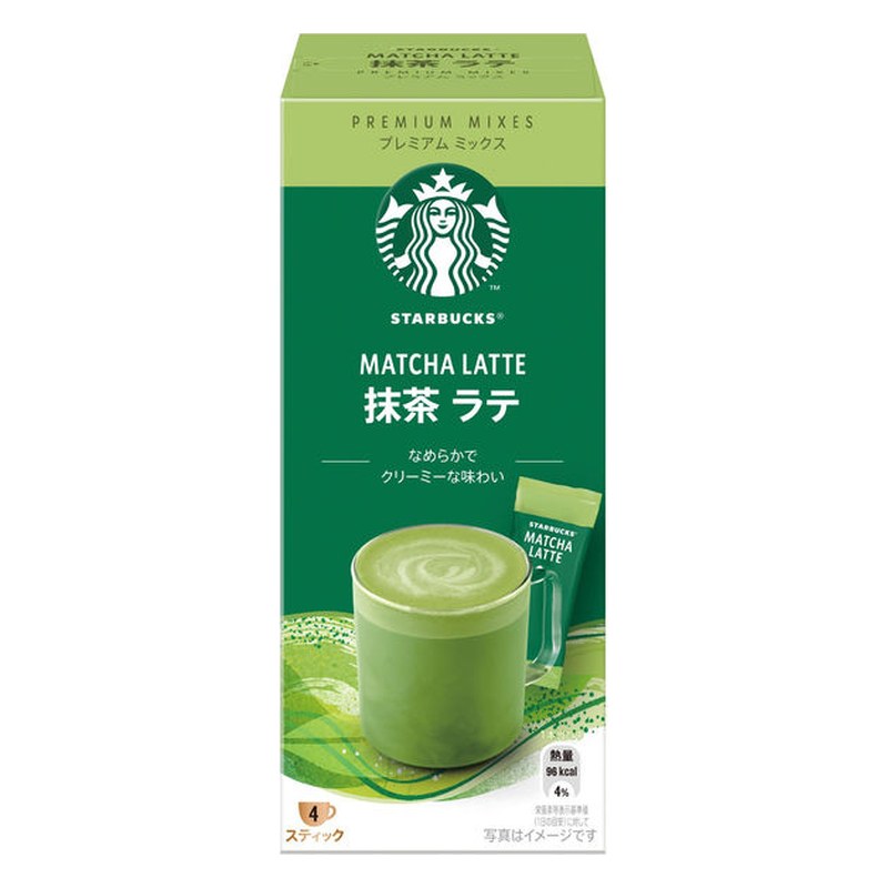 Starbucks Premium Mixes Matcha Latte (4 Sticks)